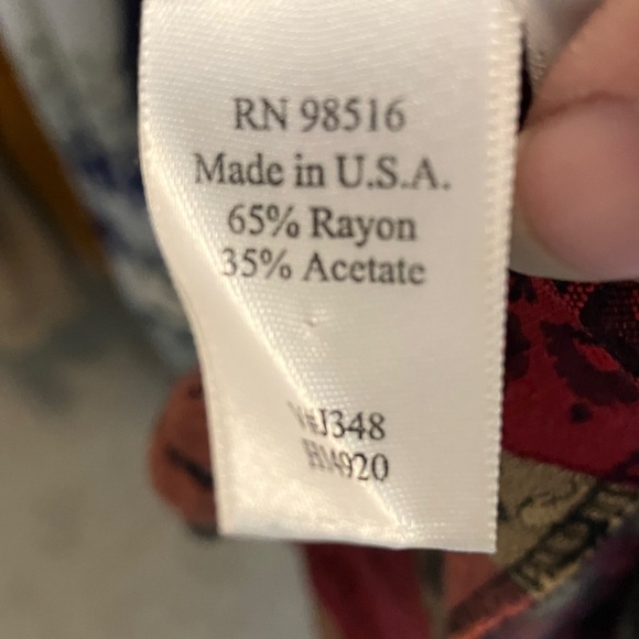 Coldwater Creek Vintage Multicolor Patterned Blazer - Picture 5 of 5